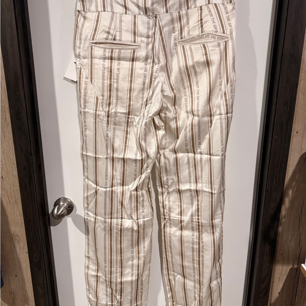 Striped Cream Pants - Picture 2 of 8